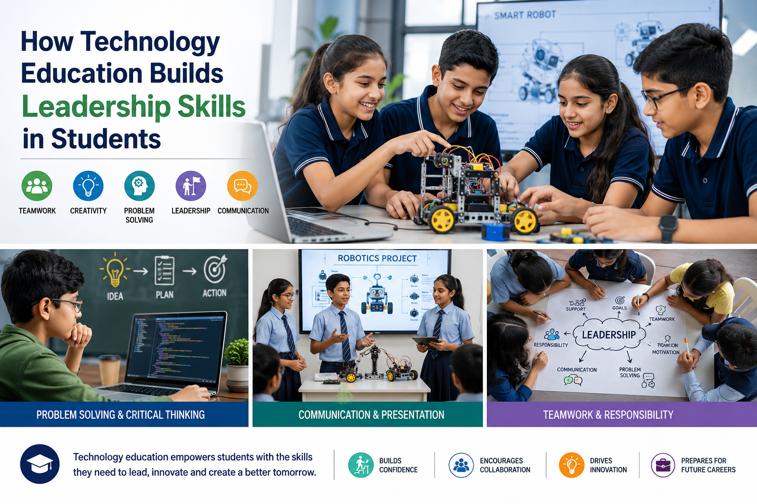 How Technology Education Builds Leadership Skills in Students