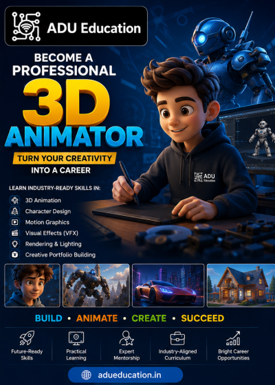 3D Animation, VFX & Game Design Program